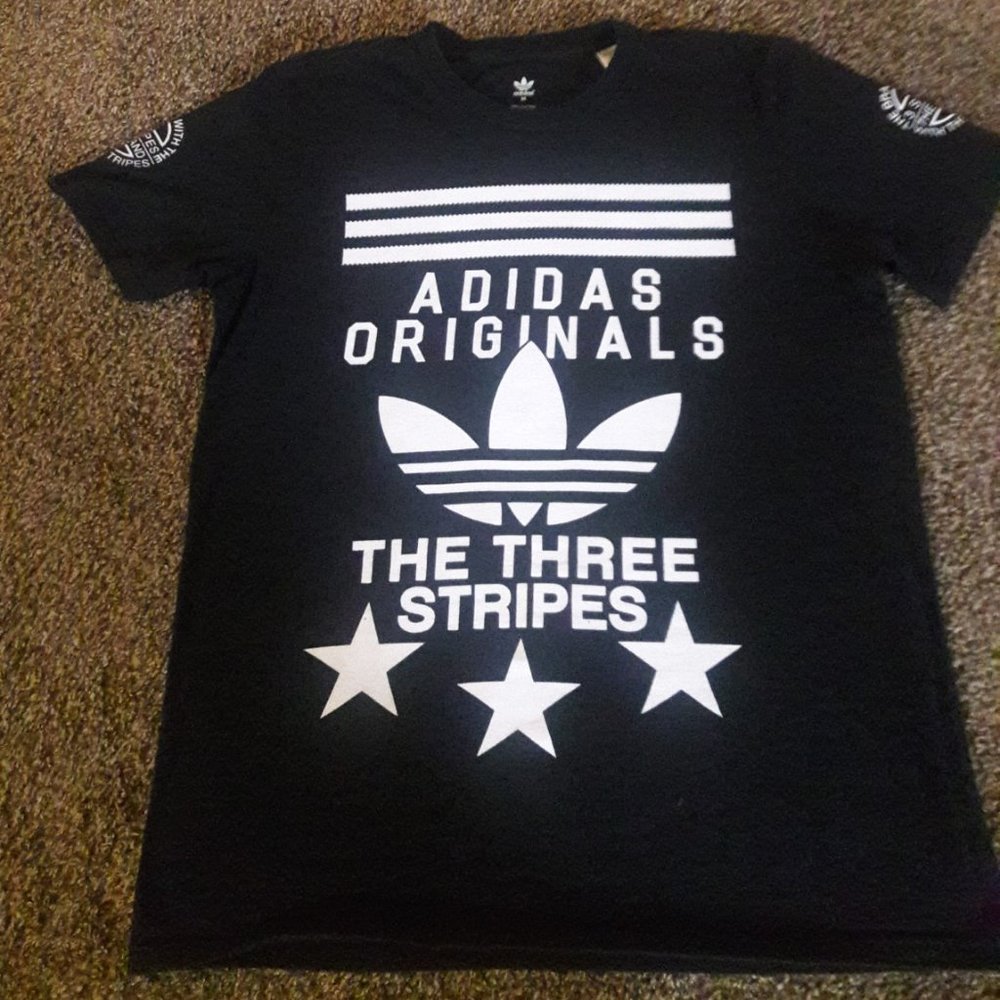 Adidas shirt for men, size M black